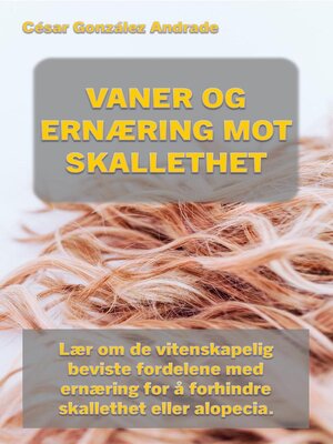 cover image of Vaner Og Ernæring Mot Skallethet